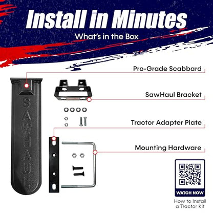 GearHaul SawHaul Fixed Universal Tractor Chainsaw Carrier