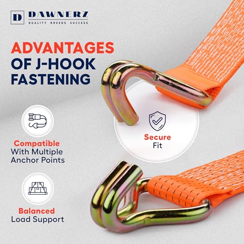 3 inch Ratchet Straps 40 ft 16500 Lbs MBS