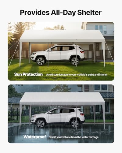 Carport 10 x 20 FT Outdoor Car Canopy