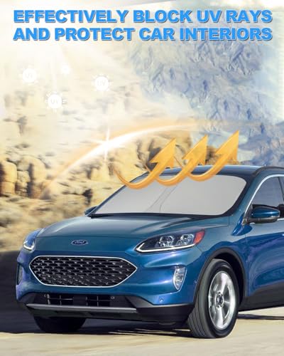 Foldable Front Windshield Sunshade fit for Ford Escape 2020