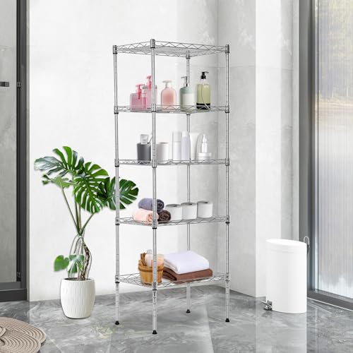5 Tier Wire Storage Shelves