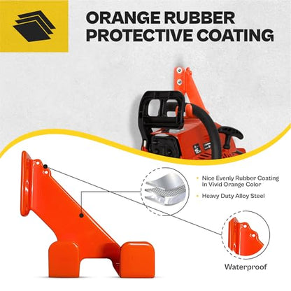 2 Pack Heavy Duty Chainsaw Wall Mount Holder