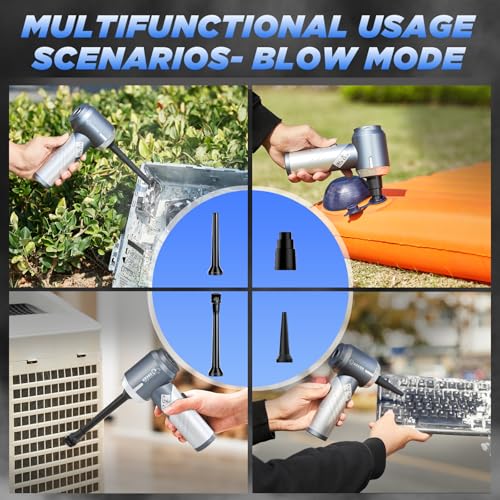 Handheld Car Vacuum Portable Cordless17000Pa HL132 Silver