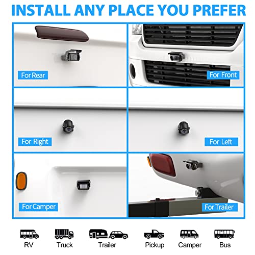 1080P Wired Backup Camera System Kit