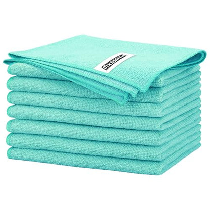 Turquoise Microfiber Cleaning Cloth (8 Count)