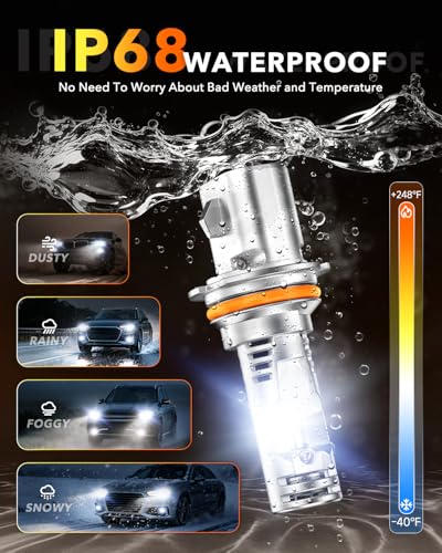 9004 HB1 LED Bulbs (2 Count)