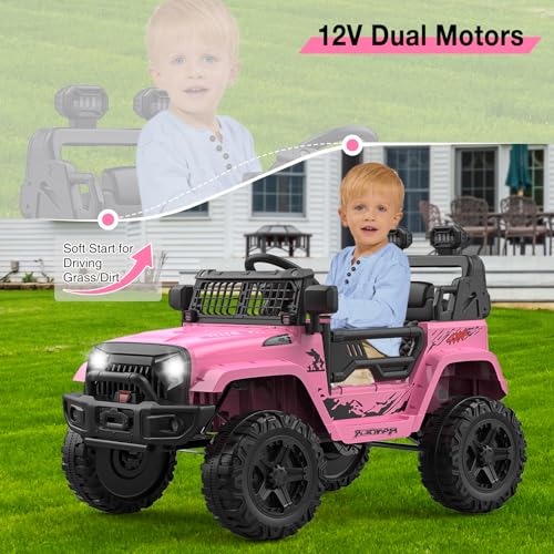 12V Kids Electric Ride On Truck Car w
