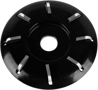Wood Turbo Carving Disc (Curve) 103mm in 8 Teeth, for 4-1/2 Inch or 5 Inch American Standard Angle Grinder by KOWOOD