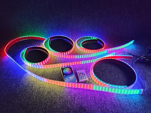 3PCS 4FT Quad Row Chasing Strips for Making Slingshot Wheel Lights (4 Foot)