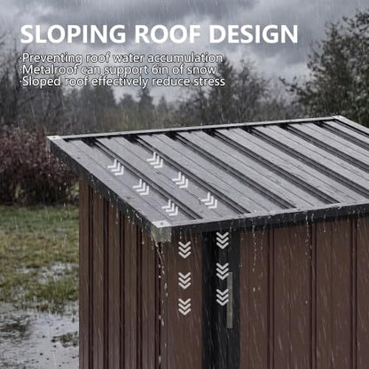 3'x2.9' Metal Storage Shed
