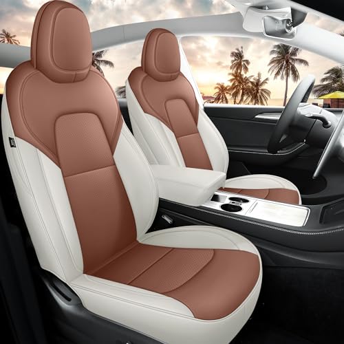 Leather Seat Cover for Tesla Model Y 2020