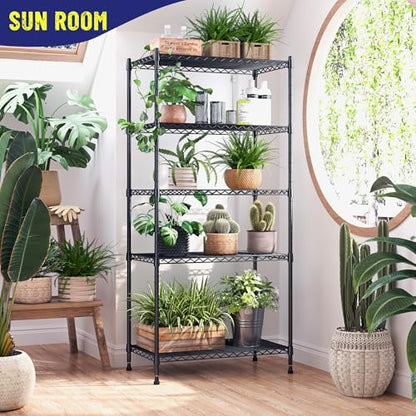 5 Tier Wire Shelving (4 Count)