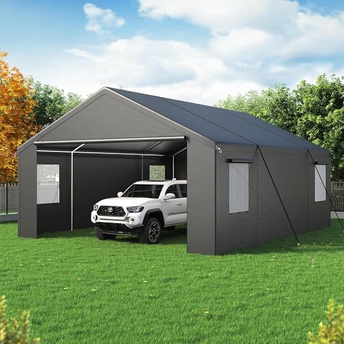 20x20 FT Heavy Duty Carport Tent with All