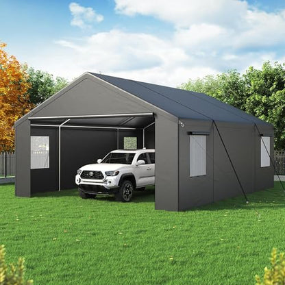 20x20 FT Heavy Duty Carport Tent with All