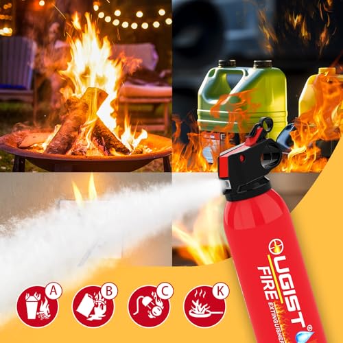 Small Portable Fire Extinguisher for Home and Kitchen (6 Count)