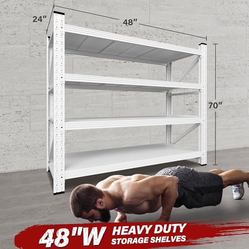 48" Wide Heavy Duty Garage Shelving Units