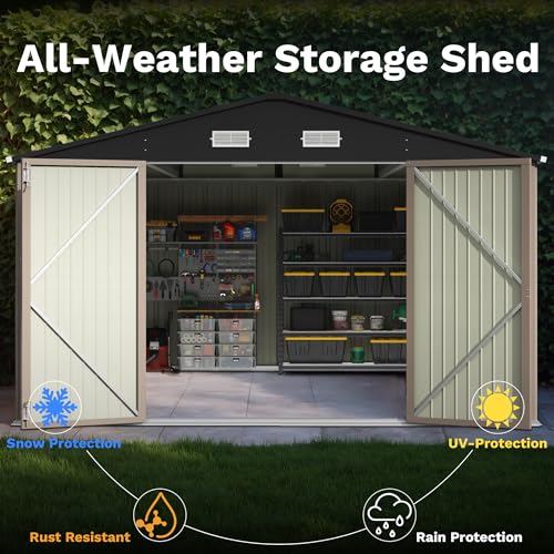 10x14 FT Outdoor Storage Shed