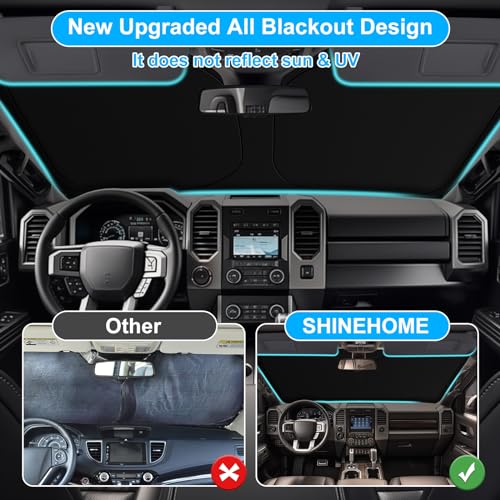 for 2015 2026 Ford F150 Windshield Sun Shade