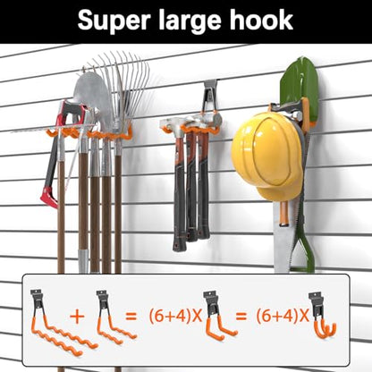 Slatwall Hooks 14 Pack Heavy Duty Multi Sizes (14 Count)