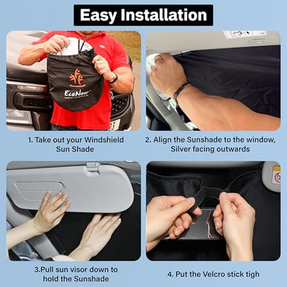 Windshield Sunshade Compatible for Land Rover Range Rover 2013