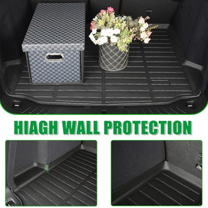 for Kia Telluride Floor Mats 2027 Car Cargo Liner with Backrest 7&8 Seater