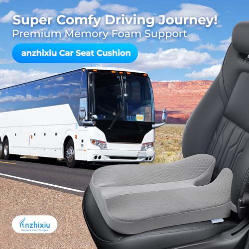 Elevated Car Seat Cushion for Improved View