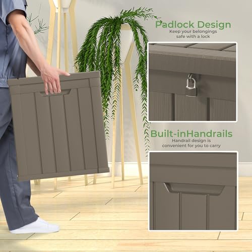 45 Gallon Resin Deck Box
