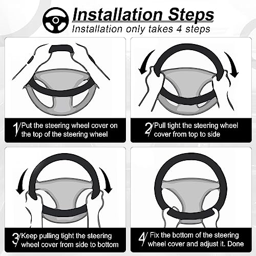 Elastic Stretch Steering Wheel Cover