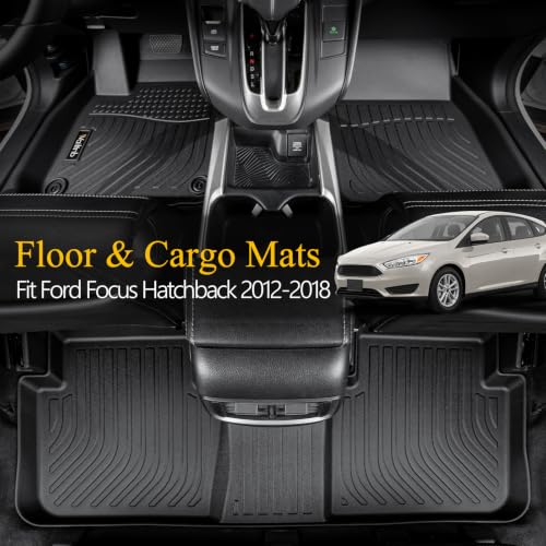 Floor Mats & Cargo Mats Fit Ford Focus Hatchback 2012