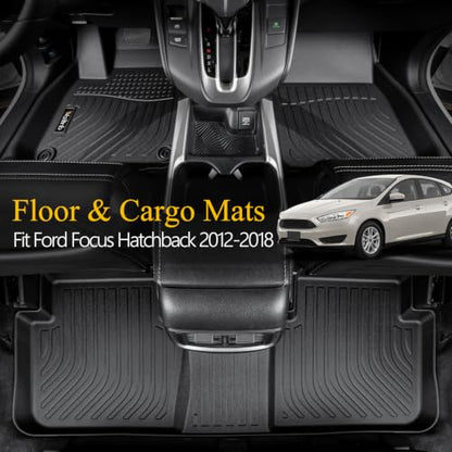 Floor Mats & Cargo Mats Fit Ford Focus Hatchback 2012