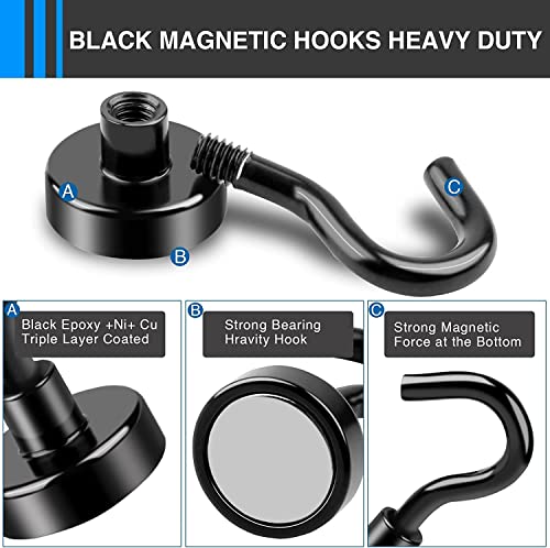 Magnetic Hooks for Cruise Essentials 2026 Cabins Door 30 Pack (30 Count)