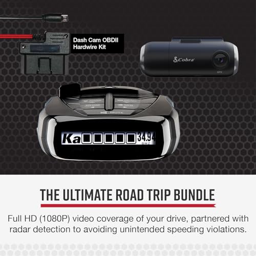 RAD 480i Radar Detector & SC 201 Smart Dash Cam Bundle