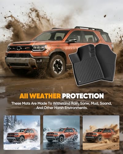 Custom Fit Floor Mats for Honda Passport 2026 (72 Count)