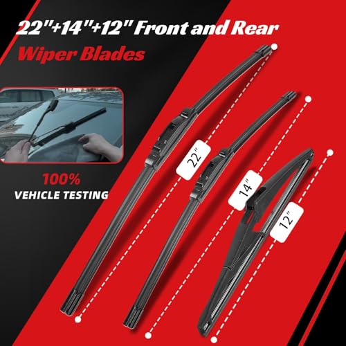 Windshield Wiper Blades Replacement for Nissan Juke 2011