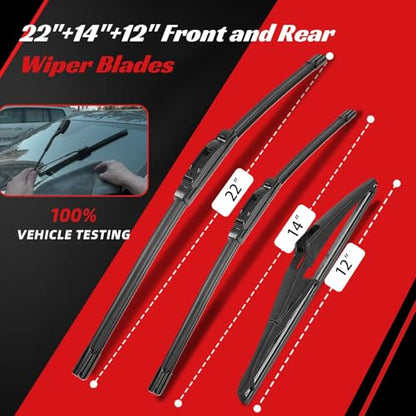 Windshield Wiper Blades Replacement for Nissan Juke 2011
