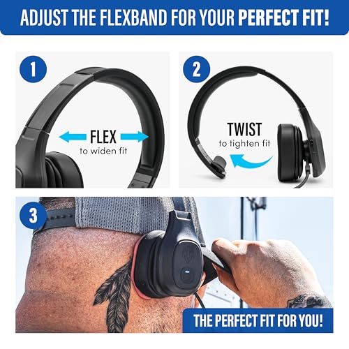 Storm Black Wireless Trucker Bluetooth Headset with Mic