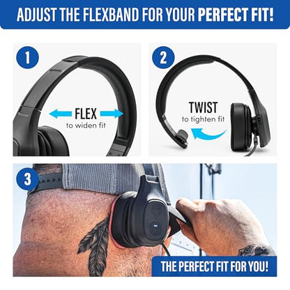 Storm Black Wireless Trucker Bluetooth Headset with Mic