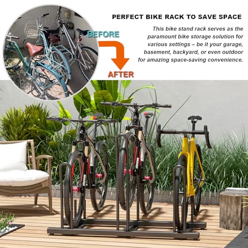 3 5 Bikes Stand Rack