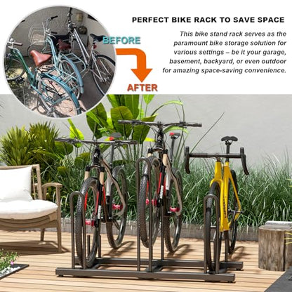 3 5 Bikes Stand Rack