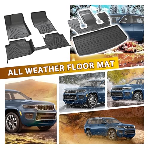 Floor Mats Cargo Liner for Jeep Grand Cherokee L 2021