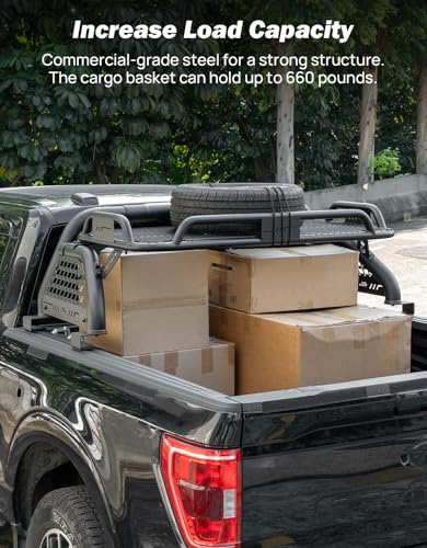 Roll Bar with Cargo Basket for Full