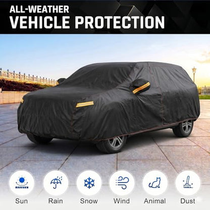 SUV Car Cover Waterproof All Weather Outdoor Protection Size S4