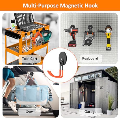 Magnetic Hooks Heavy Duty Magnet with Hooks (2 Count)