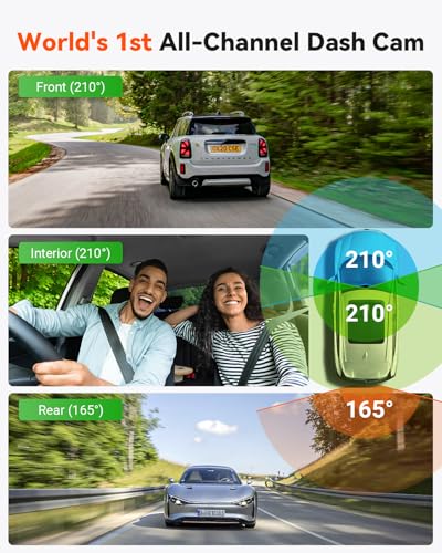 E360 Plus All Channel Dash Cam 585° Fisheye