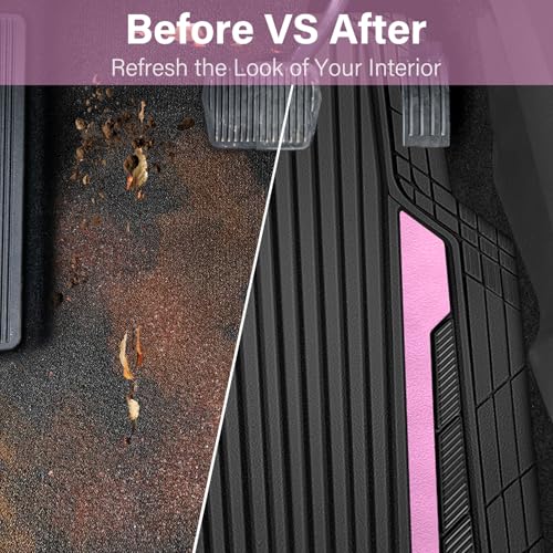 Heavy Duty Rubber Car Mats Metallic