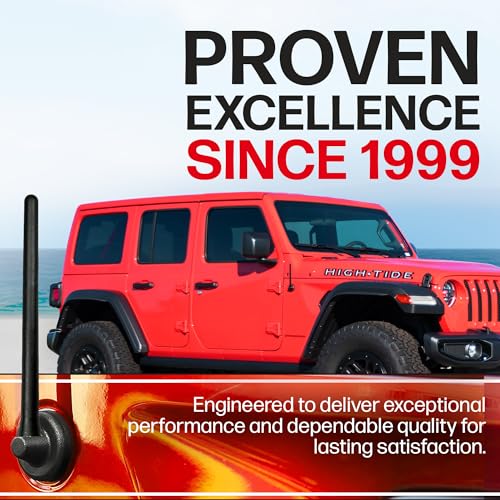 Short Rubber Antenna for Jeep Wrangler JK