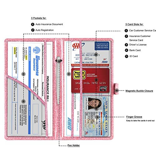 Car Registration and Insurance Card Holder