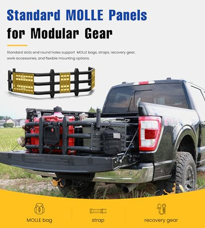 54" 61" Adjustable Truck Bed Extender Fit for Ford F
