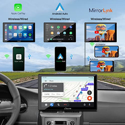 W901 Pro Portable Carplay & Android Auto with Dula Bluetooth