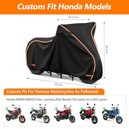 Motorcycle Cover for Honda Grom Monkey Navi Kawasaki Pro Benelli
